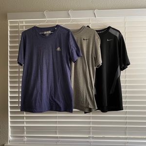 Men’s Athletic Shirts (Nike and Adidas)